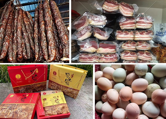 10.11用蒸餾后的酒糟來(lái)養(yǎng)豬和雞，制作成土特產(chǎn)